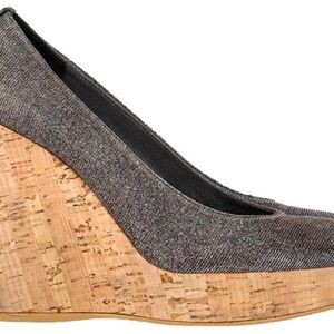 Stuart Weitzman Corkswoon Wedge in Pyrite